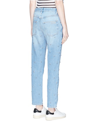 Back View - Click To Enlarge - ISABEL MARANT ÉTOILE - 'Califfy' stud embellished girlfriend jeans