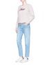 Figure View - Click To Enlarge - ISABEL MARANT ÉTOILE - 'Califfy' stud embellished girlfriend jeans