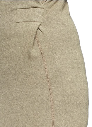 Detail View - Click To Enlarge - ISABEL MARANT ÉTOILE - 'Fanley' wrap effect sweatshirt dress