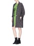 Figure View - Click To Enlarge - ISABEL MARANT - 'Esta' ruched satin sleeveless dress