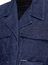 Detail View - Click To Enlarge - ISABEL MARANT - 'Pleyal' belted oversized denim jacket
