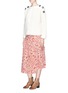 Figure View - Click To Enlarge - ISABEL MARANT - 'Grifol' floral print silk wrap skirt