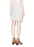 Back View - Click To Enlarge - ISABEL MARANT - 'Velma' stripe high waist skirt