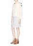 Figure View - Click To Enlarge - ISABEL MARANT - 'Velma' stripe high waist skirt