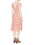 Back View - Click To Enlarge - ISABEL MARANT - 'Glory' floral print silk swing dress