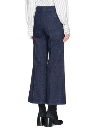 Back View - Click To Enlarge - ISABEL MARANT - 'Parsley' denim culottes