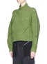 Front View - Click To Enlarge - ISABEL MARANT - 'Farrah' oversized openwork knit turtleneck sweater