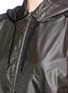 Detail View - Click To Enlarge - 72951 - Stripe rib knit panel windbreaker jacket