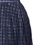Detail View - Click To Enlarge - 72951 - Pleated overlay gingham check skirt