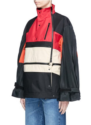 Front View - Click To Enlarge - 72951 - Pleated flared sleeve mountain parka