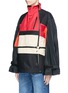 Front View - Click To Enlarge - 72951 - Pleated flared sleeve mountain parka