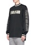 Front View - Click To Enlarge - FEAR OF GOD - 'Motocross' logo print mesh sweatshirt