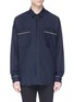 Main View - Click To Enlarge - FEAR OF GOD - Contrast piping oversized twill shirt