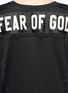Detail View - Click To Enlarge - FEAR OF GOD - Logo appliqué mesh football T-shirt