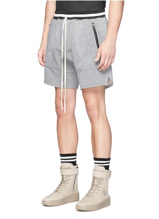 Front View - Click To Enlarge - FEAR OF GOD - French terry sweat shorts