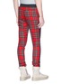 Back View - Click To Enlarge - FEAR OF GOD - Tartan plaid wool twill track pants