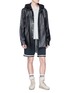 Figure View - Click To Enlarge - FEAR OF GOD - Drop crotch mesh shorts