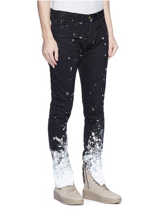 Front View - Click To Enlarge - FEAR OF GOD - 'The Black Painters' jeans
