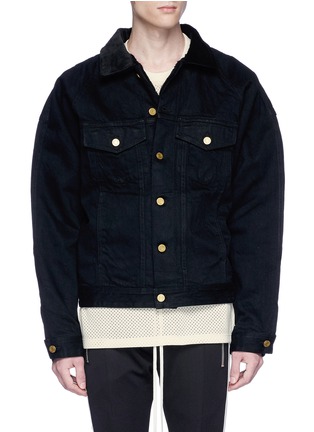 Main View - Click To Enlarge - FEAR OF GOD - Raw denim jacket