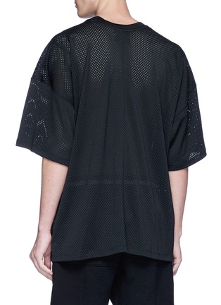 Back View - Click To Enlarge - FEAR OF GOD - Oversized mesh T-shirt