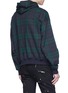 Back View - Click To Enlarge - FEAR OF GOD - Tartan plaid oversized hoodie