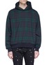 Main View - Click To Enlarge - FEAR OF GOD - Tartan plaid oversized hoodie