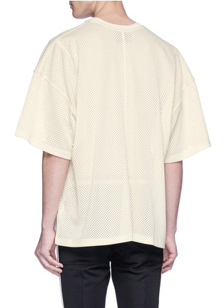 Back View - Click To Enlarge - FEAR OF GOD - Oversized mesh T-shirt