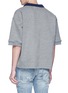 Back View - Click To Enlarge - FEAR OF GOD - Contrast collar oversized sweatshirt