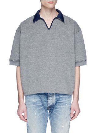 Main View - Click To Enlarge - FEAR OF GOD - Contrast collar oversized sweatshirt