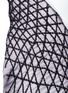 Detail View - Click To Enlarge - MATICEVSKI - 'Annex' beaded mesh panel cady sheath dress