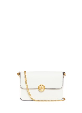 Main View - Click To Enlarge - TORY BURCH - 'Chelsea' curb chain leather shoulder bag