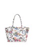 Detail View - Click To Enlarge - TORY BURCH - 'Parker' small Gabriella Floral print leather tote