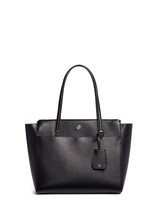 Main View - Click To Enlarge - TORY BURCH - 'Parker' leather tote