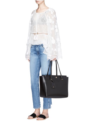 Figure View - Click To Enlarge - TORY BURCH - 'Parker' leather tote