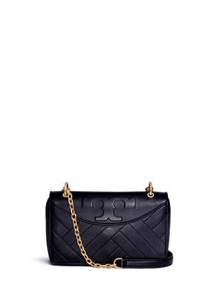 Main View - Click To Enlarge - TORY BURCH - 'Alexa' convertible strap leather shoulder bag