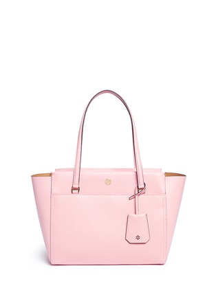 Main View - Click To Enlarge - TORY BURCH - 'Parker' small leather tote