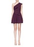 Main View - Click To Enlarge - C/MEO COLLECTIVE - 'Don't Stop' one-shoulder cady dress