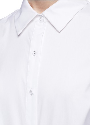 Detail View - Click To Enlarge - C/MEO COLLECTIVE - 'Surrender' bow sleeve poplin shirt
