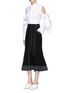 Figure View - Click To Enlarge - C/MEO COLLECTIVE - 'Surrender' bow sleeve poplin shirt
