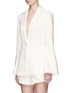 Front View - Click To Enlarge - C/MEO COLLECTIVE - 'Long Gone' flared sleeve suiting blazer
