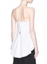 Back View - Click To Enlarge - C/MEO COLLECTIVE - 'I Dream It' textured jacquard strapless bustier top