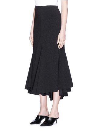 Front View - Click To Enlarge - C/MEO COLLECTIVE - 'I Dream It' textured jacquard flared skirt