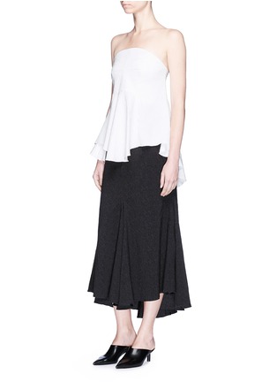 Figure View - Click To Enlarge - C/MEO COLLECTIVE - 'I Dream It' textured jacquard flared skirt