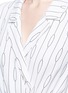 Detail View - Click To Enlarge - C/MEO COLLECTIVE - 'Everlasting' oval stripe print crepe wrap dress