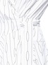 Detail View - Click To Enlarge - C/MEO COLLECTIVE - 'Everlasting' oval stripe print crepe wrap dress