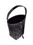  - KARA - 'Panel' calf hair and leather crossbody bucket bag