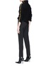 Figure View - Click To Enlarge - HAIDER ACKERMANN - 'Invidia' velvet stripe wool-cashmere sweater