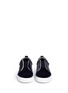 Front View - Click To Enlarge - PIERRE HARDY - 'Slider' elastic band velvet sneakers