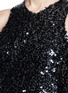 Detail View - Click To Enlarge - GALVAN LONDON - Sequin lamé gown