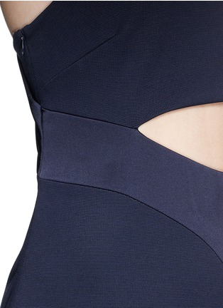 Detail View - Click To Enlarge - GALVAN LONDON - Cut out waist one-shoulder gown